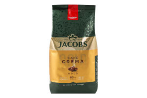 Кофе натуральный жареный в зернах Gold Crema Jacobs м/у 500г