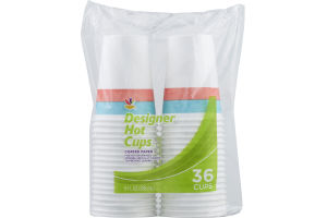 Ahold Designer Hot Cups - 36 CT