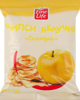 Чипси яблучні Солодкі Fine Life м/у 40г