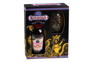 Набір Ром 0.7л 40% Spiced gold + 1 склянка Botafogo к/у