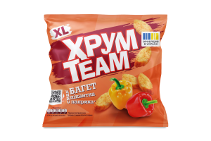 Сухарики Пикантная паприка Багет ХрумTeam м/у 90г