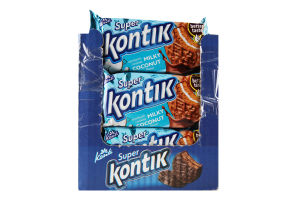 Печенье-сэндвич молочный со вкусом кокоса Super Kontik м/у 90г
