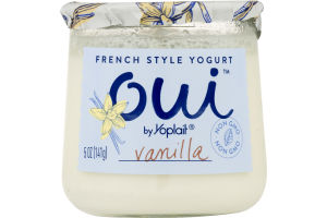 Yoplait Oui French Style Yogurt Vanilla
