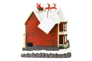 Прикраса декоративна LED Засніжений будинок 884776
