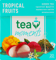 Чай Tropical Fruits зелений байховий 20*1,7г в пірамідках Tea Moments