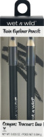 Wet n Wild Twin Eyeliner Pencils 632 Black - 2 CT