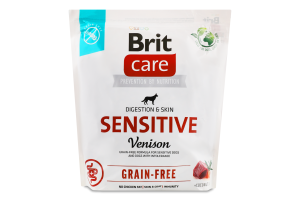 Корм д/собак ГрейнФрі Сенсітів з олениною сухий 1кг Бріт Кеа