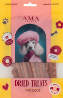 Ласощі д/собак Смужки м"ясні з яловичини 100г AMA Трітс