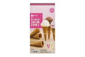 SE Grocers Ice Cream Sugar Cones - 12 CT
