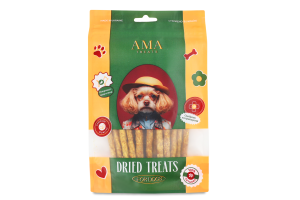 Ласощі д/собак Смужки м"ясні з баранини 100г AMA Трітс