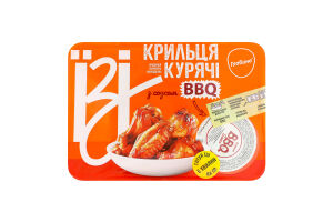 Крылышки куриные запеченные с соусом BBQ Ізі лоток 350г