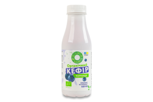 Кефір 2.5% органічний з наповнювачем Чорниця Organic Milk п/пл 280г