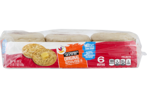 Ahold English Muffins Jumbo - 6 CT