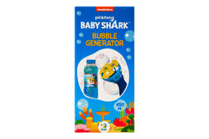 Генератор мильних бульбашок Baby Shark 450мл DoDo