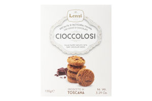 Печиво coccolosi какао та шок.Lenzi 150г