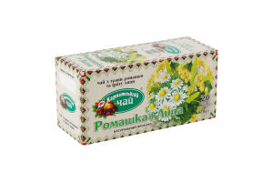 Чай Ромашка + Липа Карпатський чай к/у 20шт