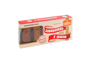Завиванець з маком Рум'янець к/у 350г