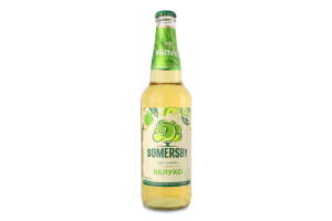 Cидр 500мл 4.7% сладкий Яблоко Somersby бут