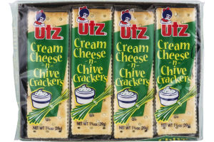 Utz Cream Cheese - N - Chive Crackers - 8 CT