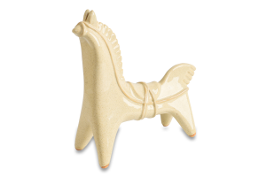 Скульптура Сырный конёк белый Майстерня кераміки Горно 1шт