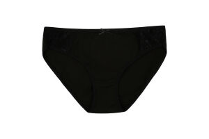 Труси-сліпи жіночі чорні з мереживом р.S-XXL Kosta