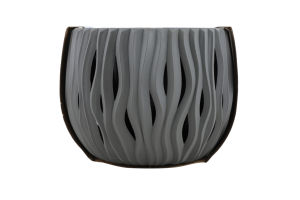 Горщик д/квітів PP 15 см SANDY темно-сірий DSK150-405UF И569 (Польща)