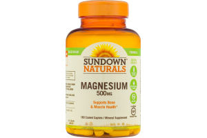 Sundown Naturals Magnesium 500 mg - 180 CT