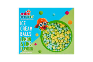 Мороженое с сахаром и подсластителем со вкусом лимона и лайма Mini Melts к/у 2х50г