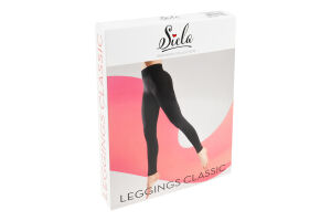 Легінси жіночі безшовні з широким комфортним поясом Siela Seamless collection Classic S/M black