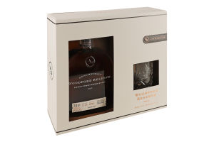 Набір подарунковий Віскі 0.7л 43.2% + склянка Woodford Reserve к/у