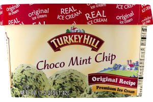 Turkey Hill Original Recipe Premium Ice Cream Choco Mint Chip
