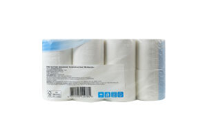 Папір туалетний 3-х шаровий Fine Life 16шт