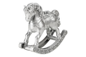 Прикраса новорічна Mislt Коник-гойдалка 3Д