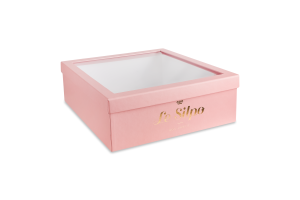 Коробка Le Silpo квадратна 35*35*12 см кольорова