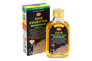 Олія кунжутна нерафінована Extra Virgin Golden Kings of Ukraine к/у 0.1л