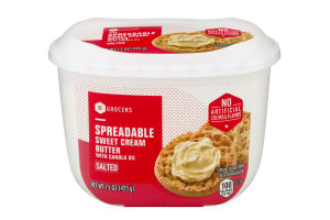 SE Grocers Spreadable Sweet Cream Butter with Canola Oil Salted