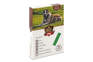 Краплі д/собак від 5кг протипаразитарні 3*1мл Еліт зоо