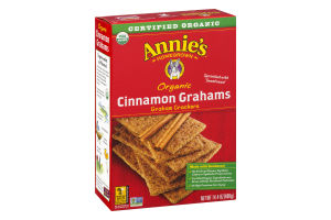 Annie's Homegrown Organic Grahams Crackers Cinnamon