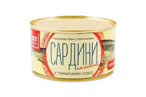 Сардини атлантичні у томатному соусі Хіт продукт з/б 230г