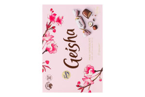 Цукерки з тертим горіхом в молочному шоколаді Geisha Fazer к/у 150г
