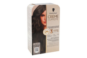 Крем-фарба для волосся Creme supreme №5-1 Schwarzkopf 1шт