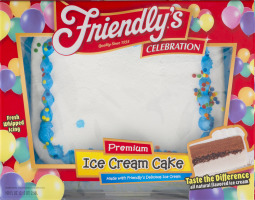Friendly's Ice Cream Cake Premium Vanilla and Chocolate