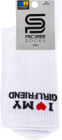 Шкарпетки Premier socks Ек ILovMyGirlfr біл р23-25