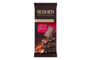 Шоколад чорний з підсоленим мигдалем Roshen м/у 85г