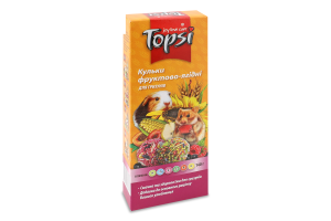 Кульки д/гризунів фруктово-ягідні 140г Топсі