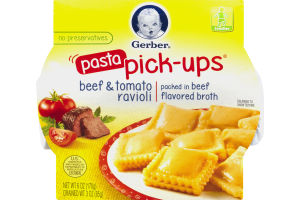 Gerber Pasta Pick-Ups Beef & Tomato Ravioli Toddler