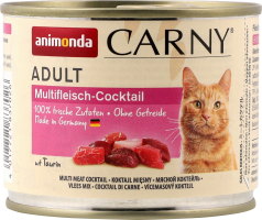 Корм д/котів Мультим"ясний коктейль 200г ж/б Карні