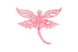 Подвеска Стрекоза бархат пластик 10х13 0701-1