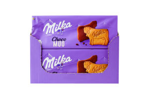 Печенье покрытое молочным шоколадом Choco Moo Milka м/у 120г