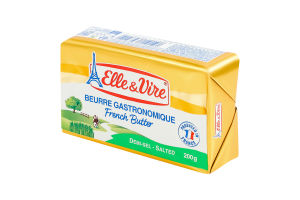 Масло вершкове 80% солоне Elle&Vire м/у 200г